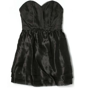 Strapless Black Party Dress